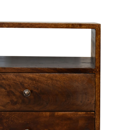 Classic Chestnut Bedside Table