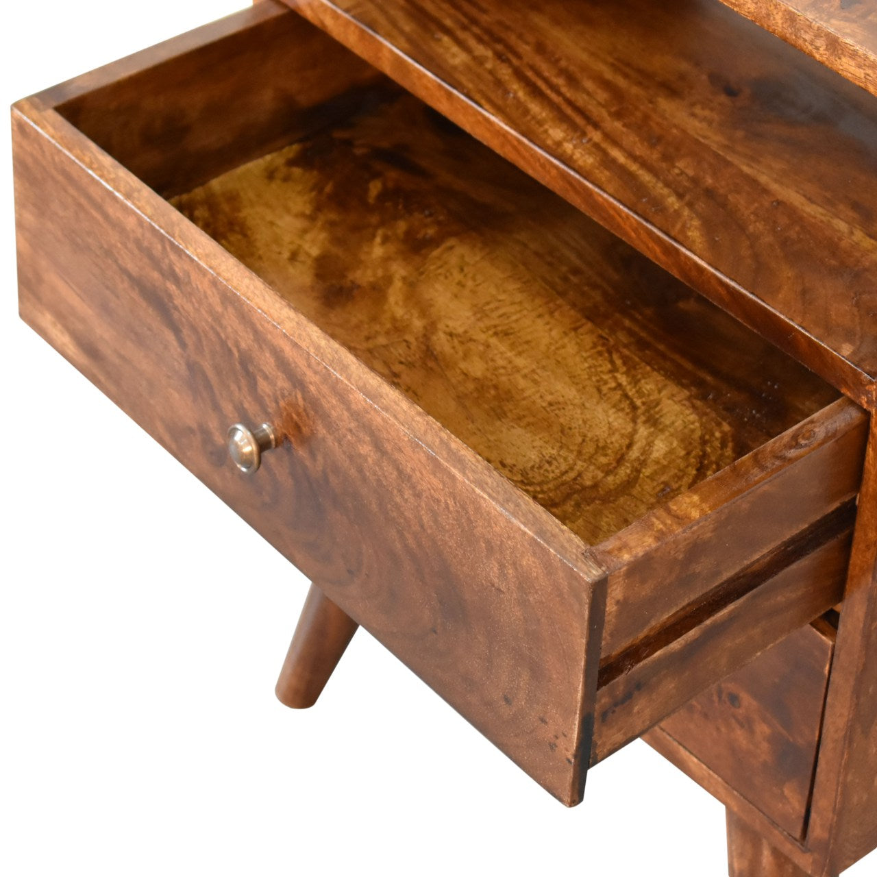 Classic Chestnut Bedside Table