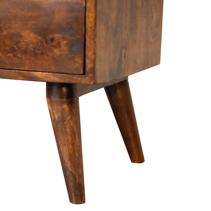Classic Chestnut Bedside Table