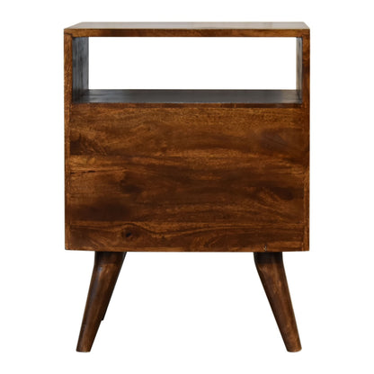 Classic Chestnut Bedside Table