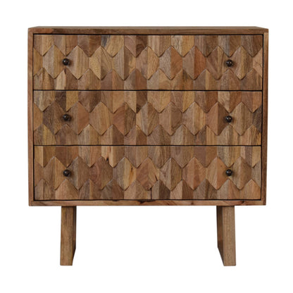 U-Shape Pineapple Chest Of Drawers
