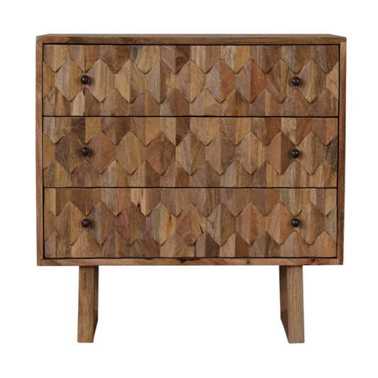 U-Shape Pineapple Chest Of Drawers