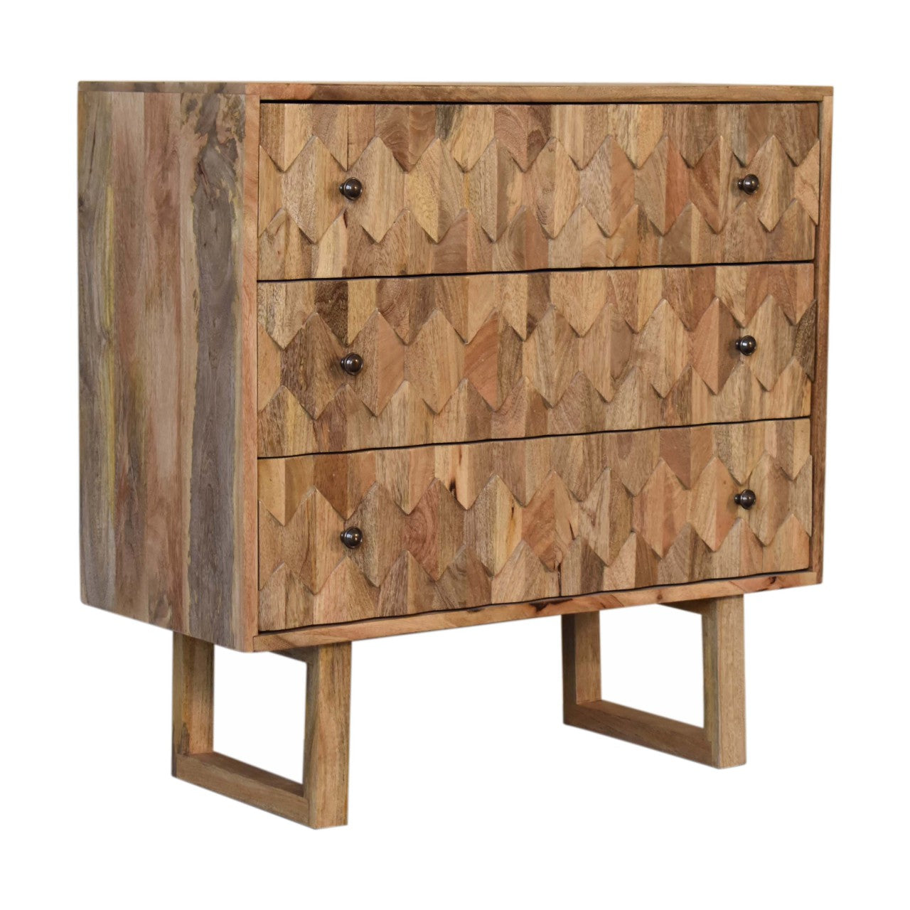 U-Shape Pineapple Chest Of Drawers