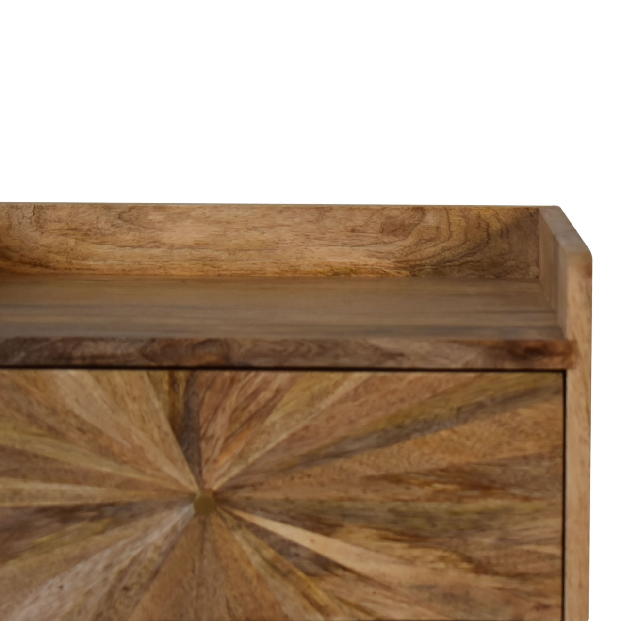 U-Shape Sunrise Open Slot Bedside Table