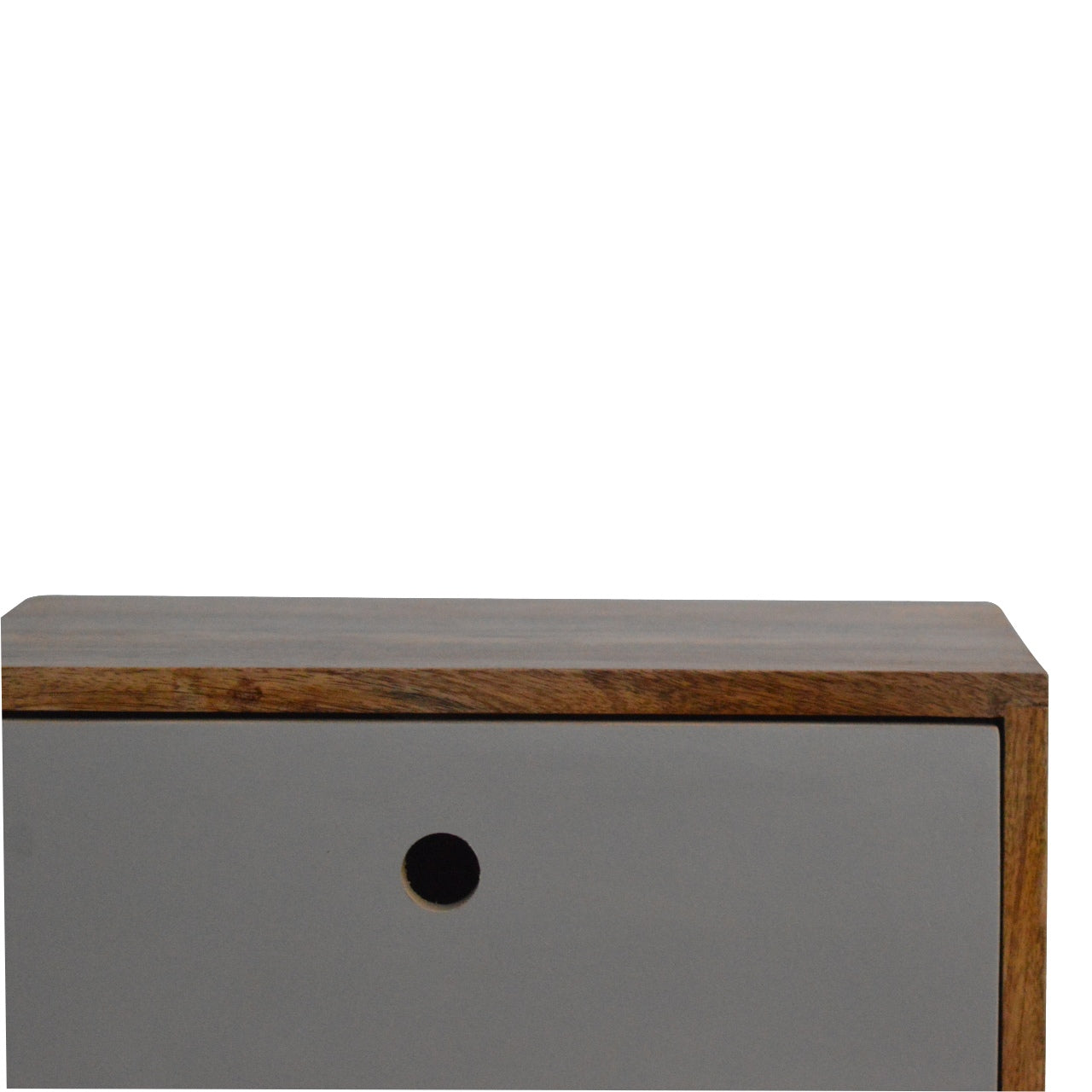 Two Tone Hand Painted Bedside Table