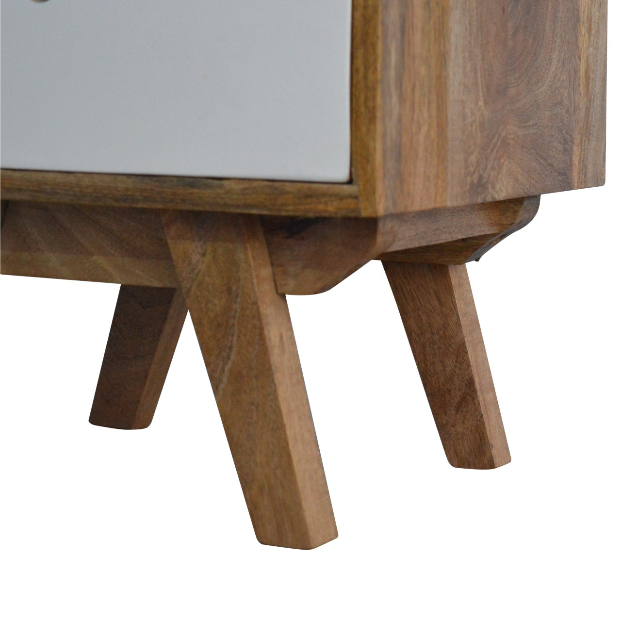 Two Tone Hand Painted Bedside Table