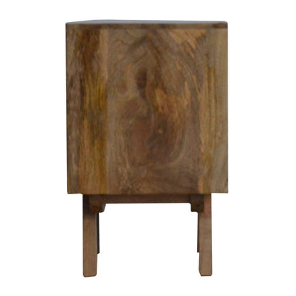 Two Tone Hand Painted Bedside Table