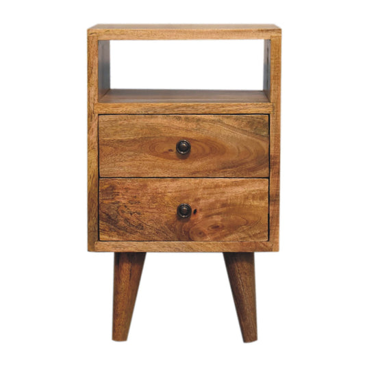 Mini Oak-ish Classic Open Bedside Table