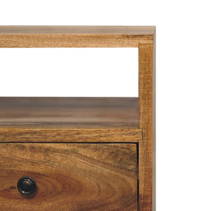 Mini Oak-ish Classic Open Bedside Table