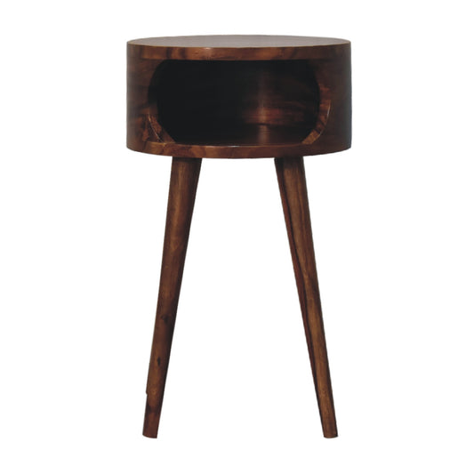 Alina Open Honey Bedside Table