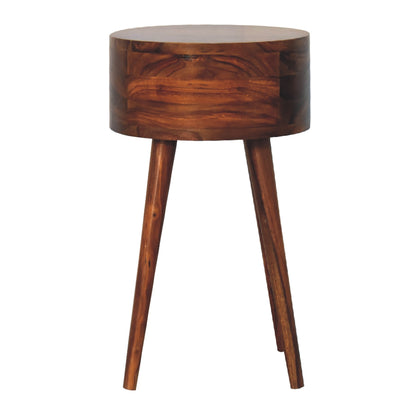 Alina Open Honey Bedside Table