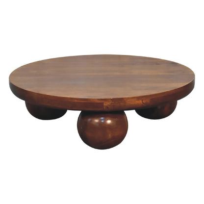 Chestnut Central Ball Coffee Table