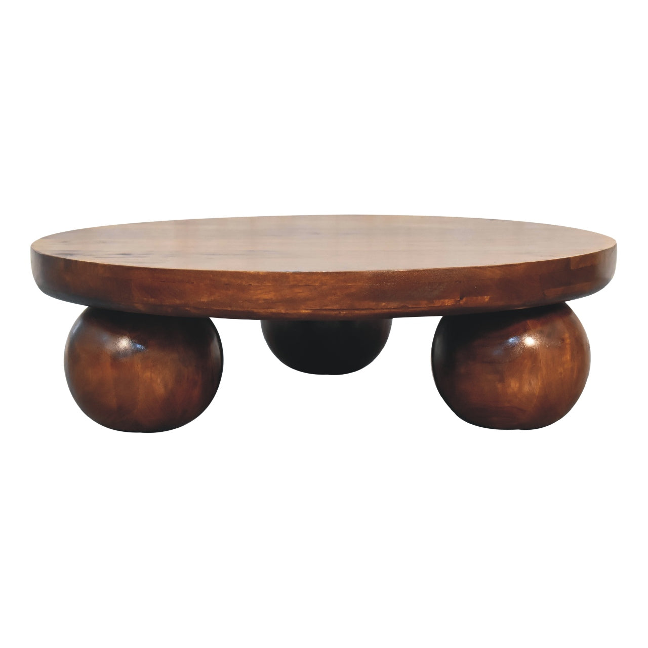 Chestnut Central Ball Coffee Table