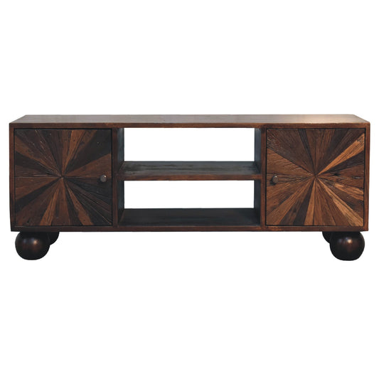Sunrise Ball Walnut TV Unit