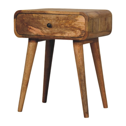 Avora Oak-ish Nightstand with 1 drawer