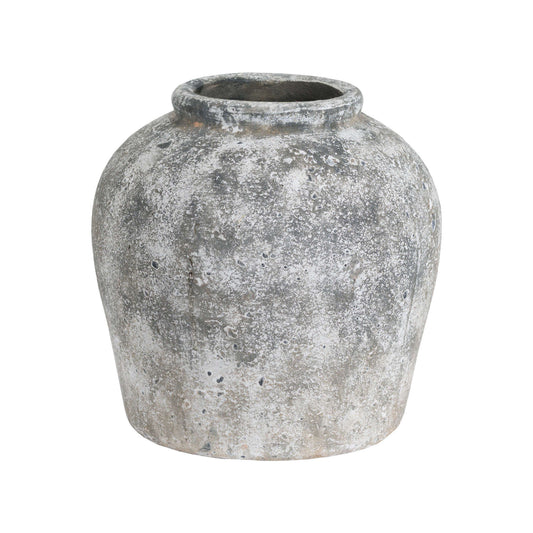 Aged Stone Ceramic Vase - Luxe Home Comforts