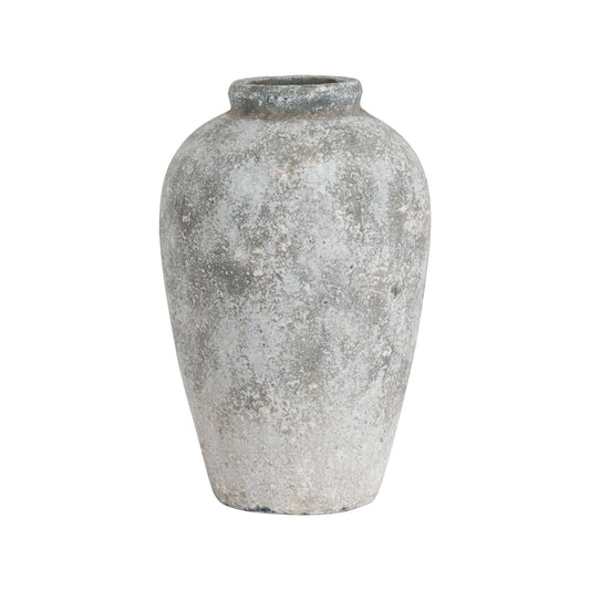 Aged Stone Tall Ceramic Vase - Luxe Home Comforts