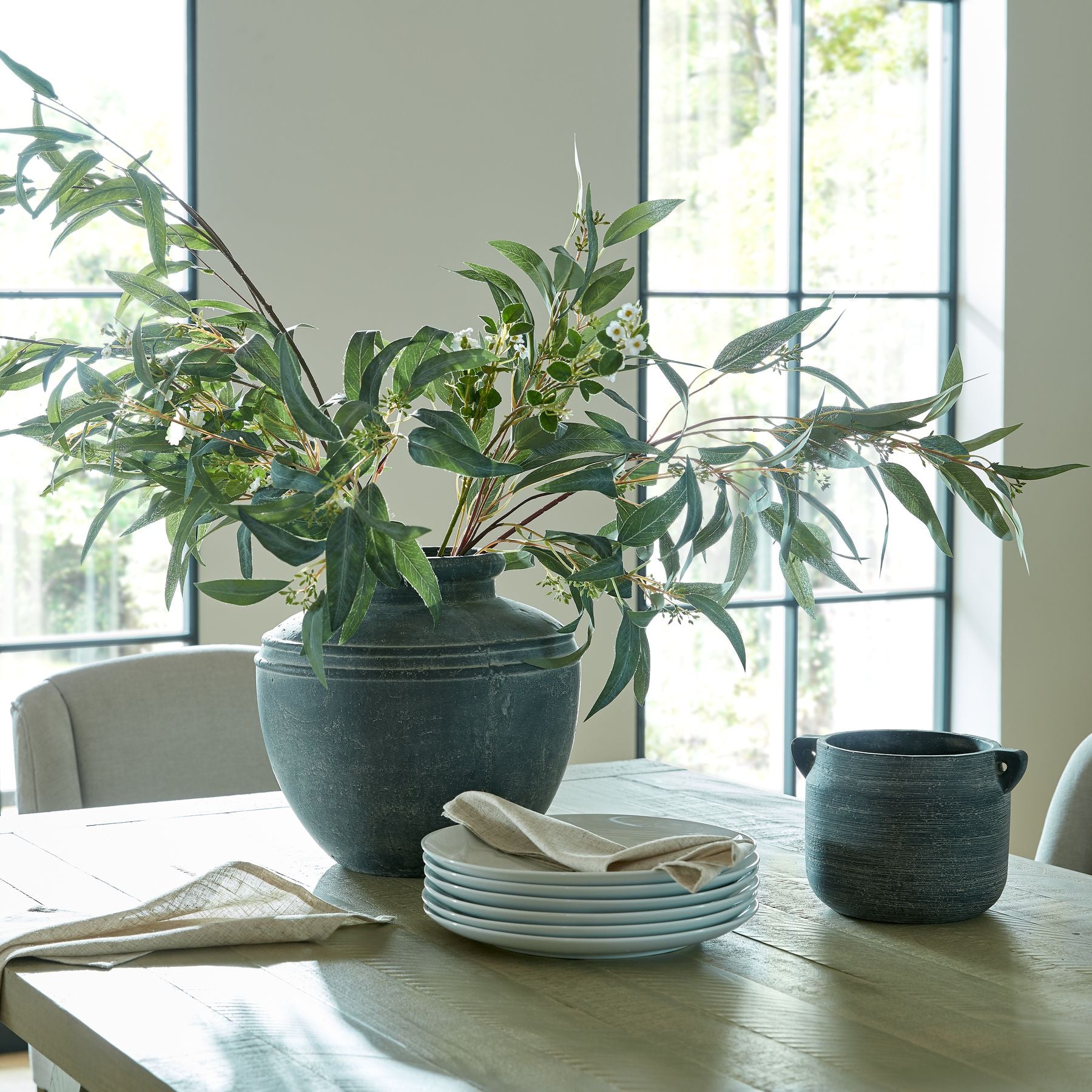 Amalfi Grey Water Pot - Luxe Home Comforts