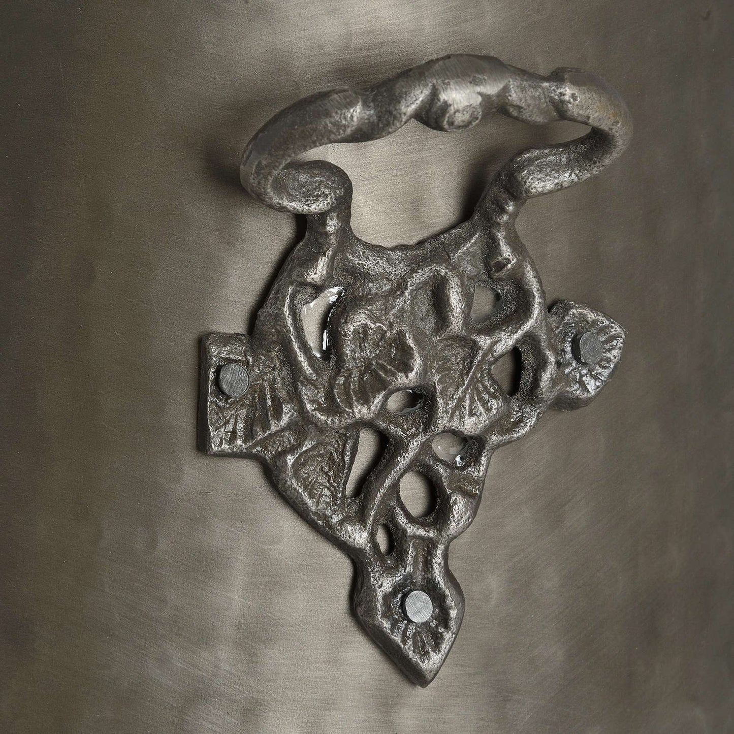 Antique Pewter Coal Bucket - Luxe Home Comforts