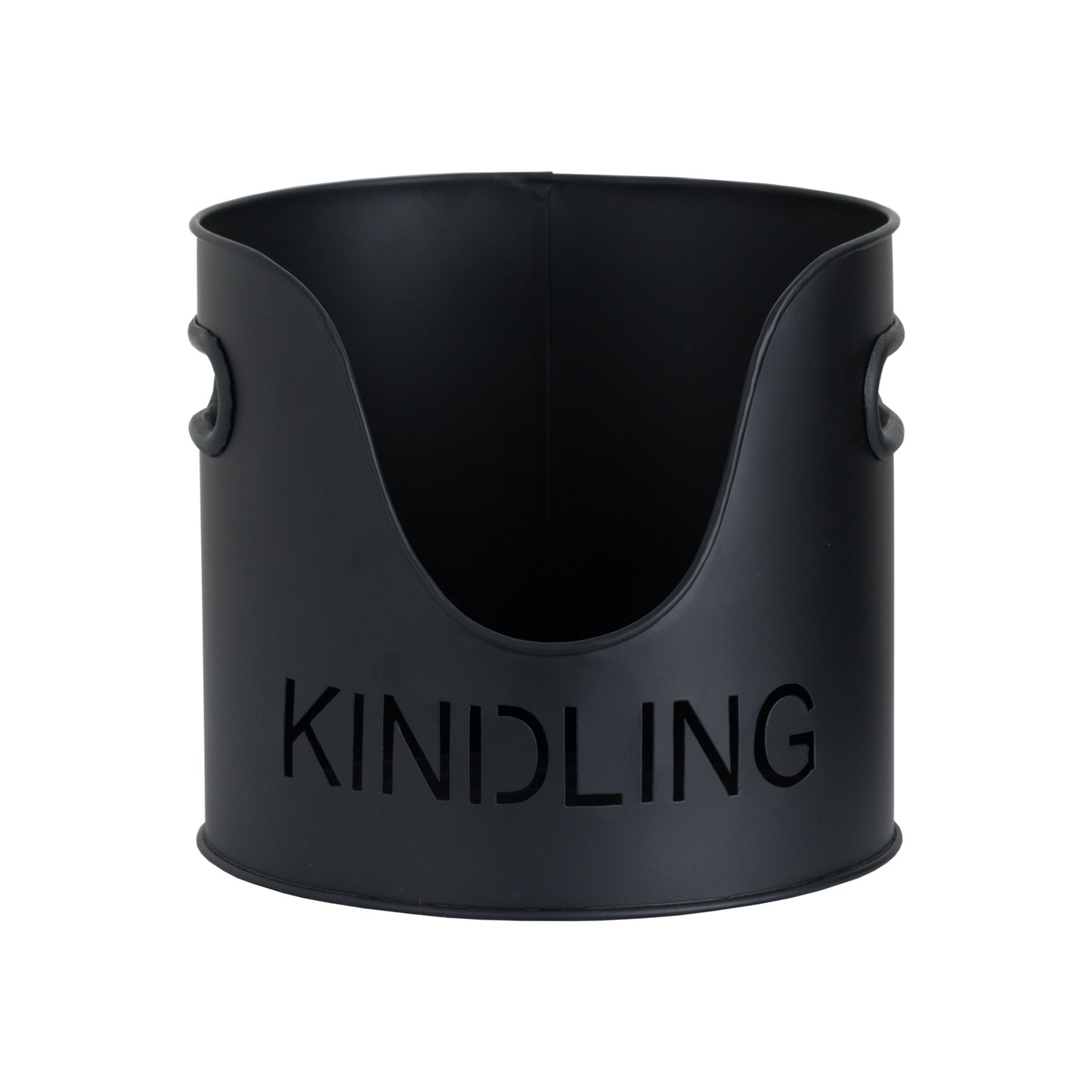 Black Finish Logs And Kindling Buckets & Matchstick Holder - Luxe Home Comforts