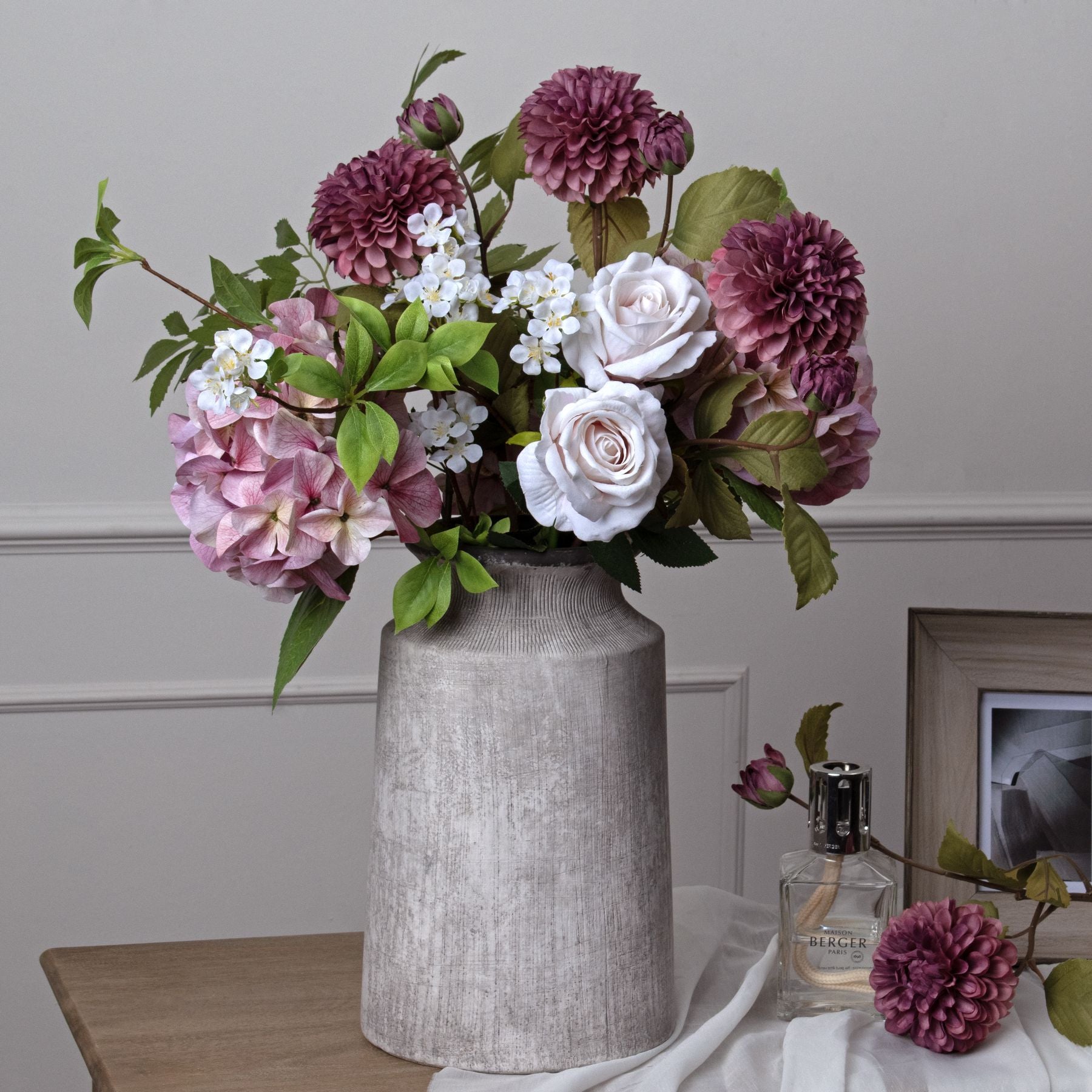 Bloomville Urn Stone Vase - Luxe Home Comforts