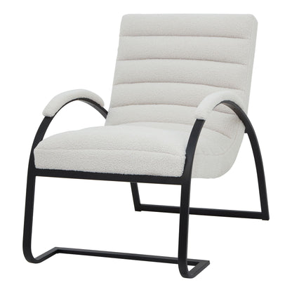 Boucle Ribbed Ark Chair - Luxe Home Comforts