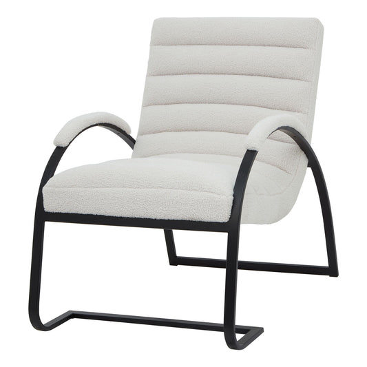 Boucle Ribbed Ark Chair - Luxe Home Comforts