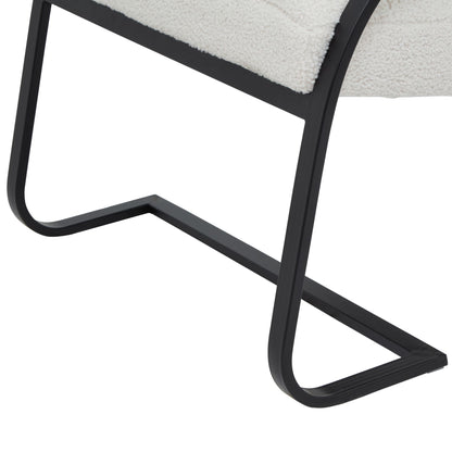 Boucle Ribbed Ark Chair - Luxe Home Comforts
