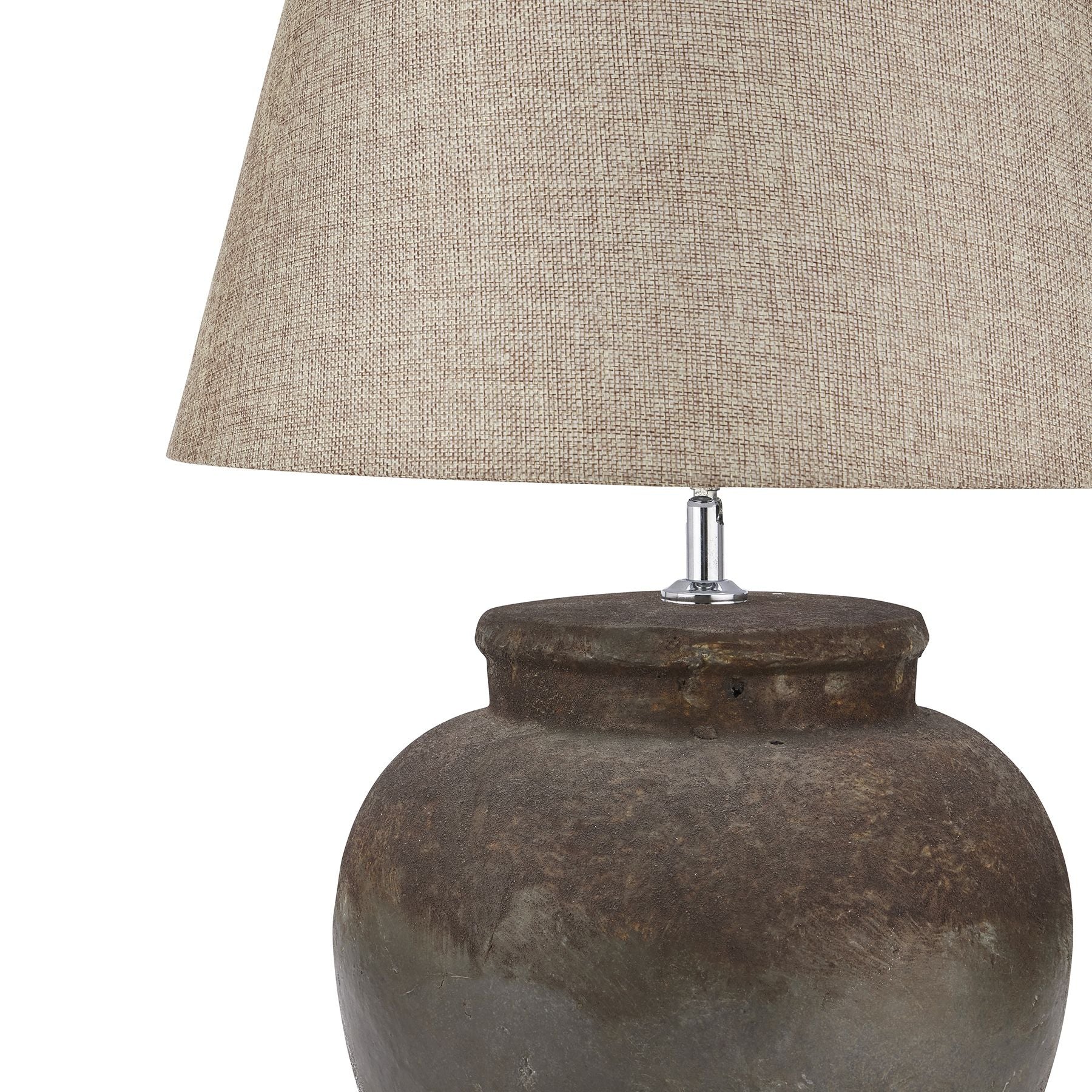 Castello Aged Stone Ceramic Table Lamp - Luxe Home Comforts