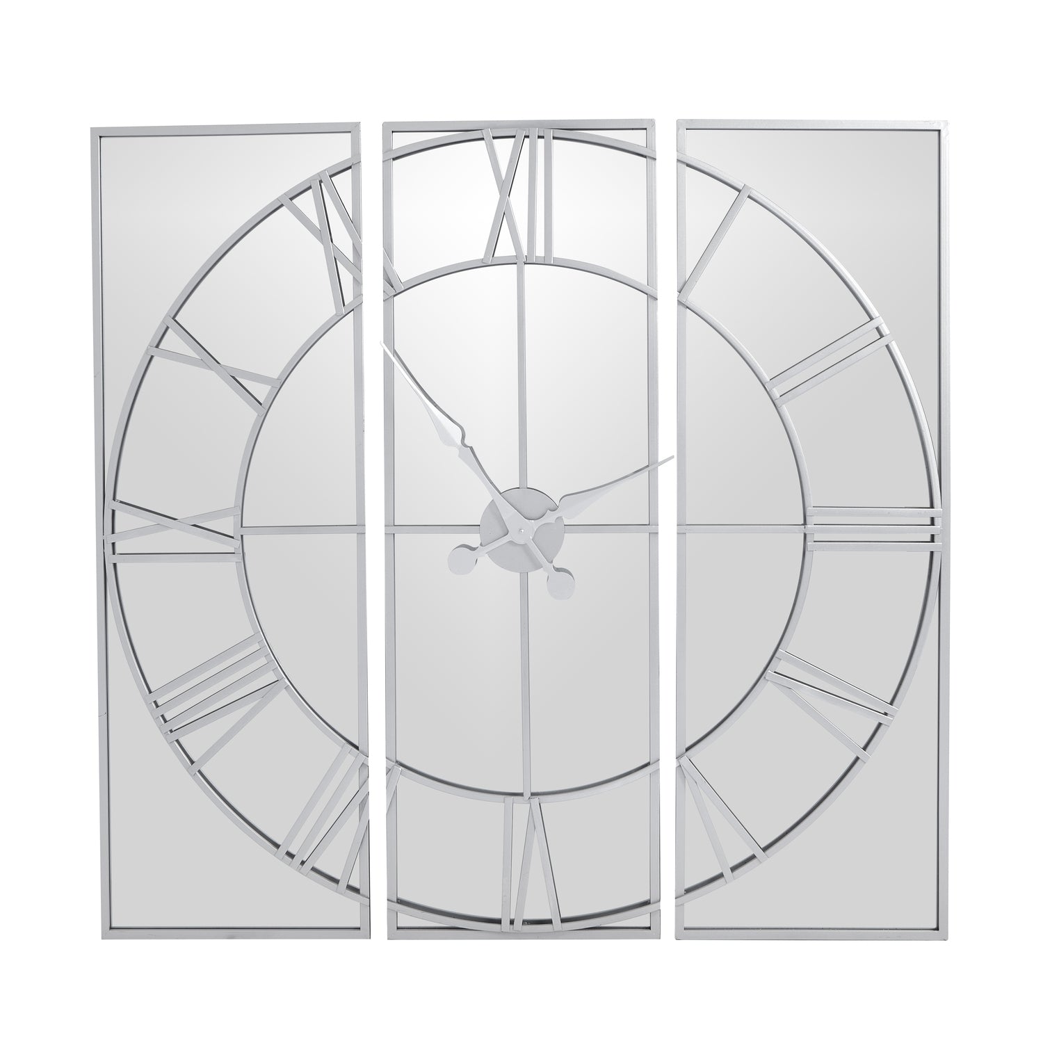 Celina Mirrored Wall Clock - Luxe Home Comforts