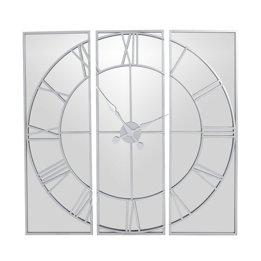 Celina Mirrored Wall Clock - Luxe Home Comforts