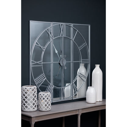 Celina Mirrored Wall Clock - Luxe Home Comforts