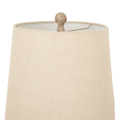 Chiaro Candlestick Table Lamp With Linen Shade - Luxe Home Comforts