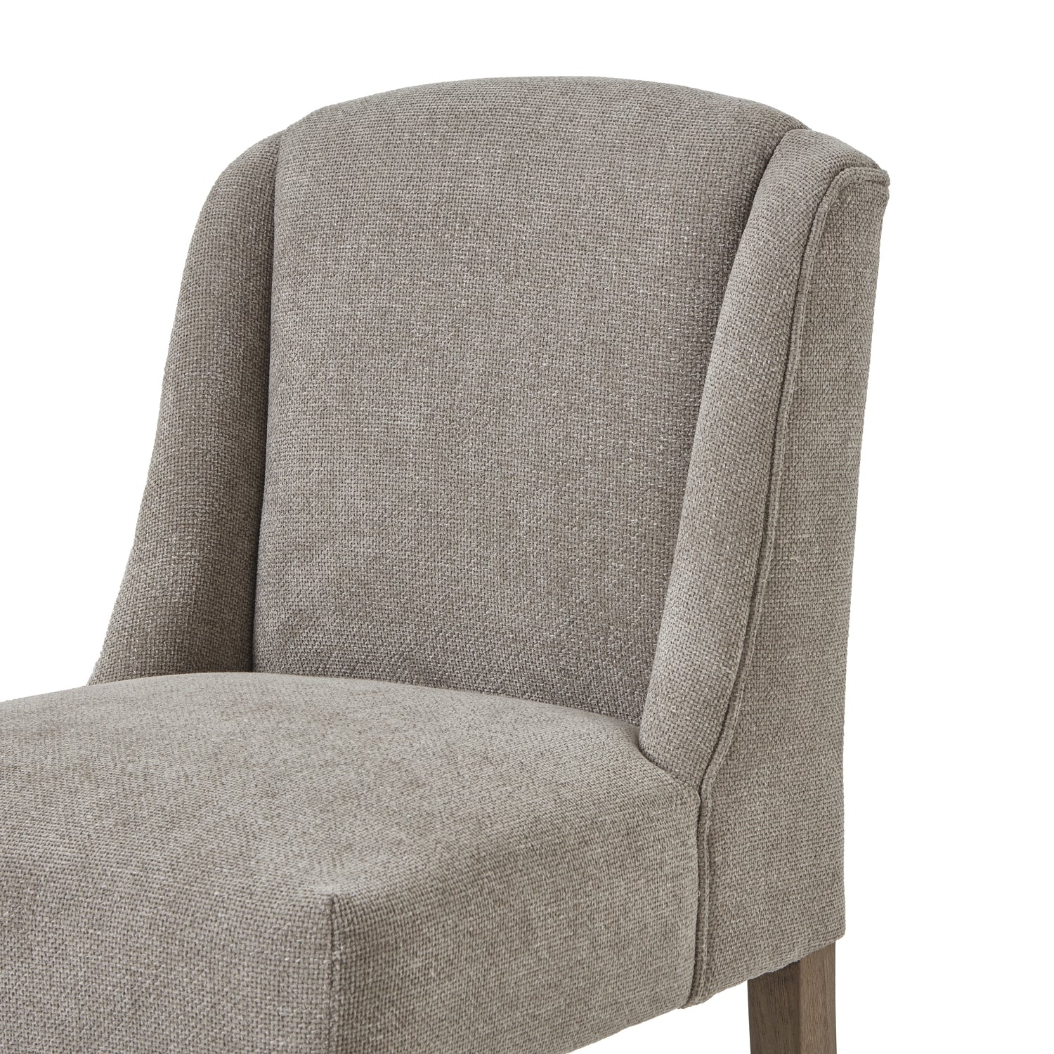 Compton Woven Taupe Dining Chair - Luxe Home Comforts