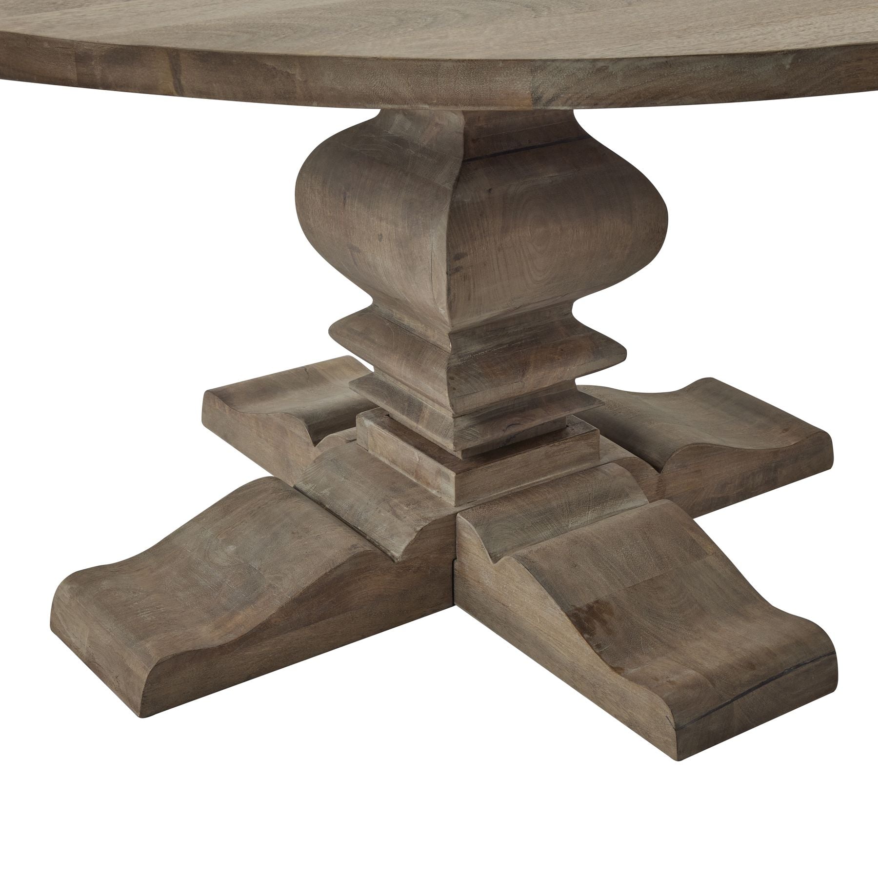 Copgrove Collection Round Pedestal Dining Table - Luxe Home Comforts