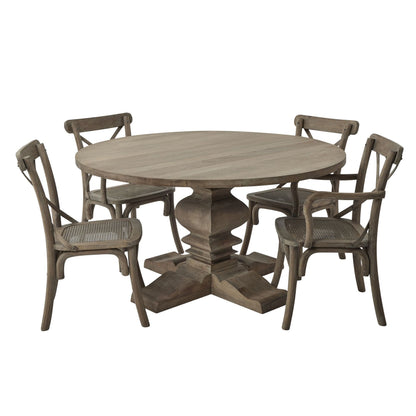 Copgrove Collection Round Pedestal Dining Table - Luxe Home Comforts
