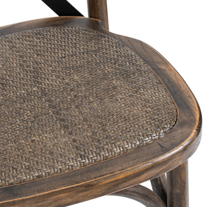 Cross Back Dining Chair - Luxe Home Comforts