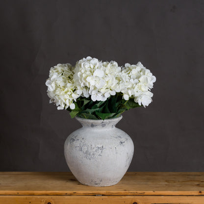 Darcy Antique White Vase - Luxe Home Comforts