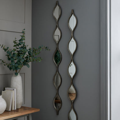 Decorative Hanging Silver Mirror - Luxe Home Comforts