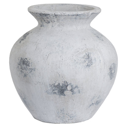 Downton Large Antique White Vase - Luxe Home Comforts