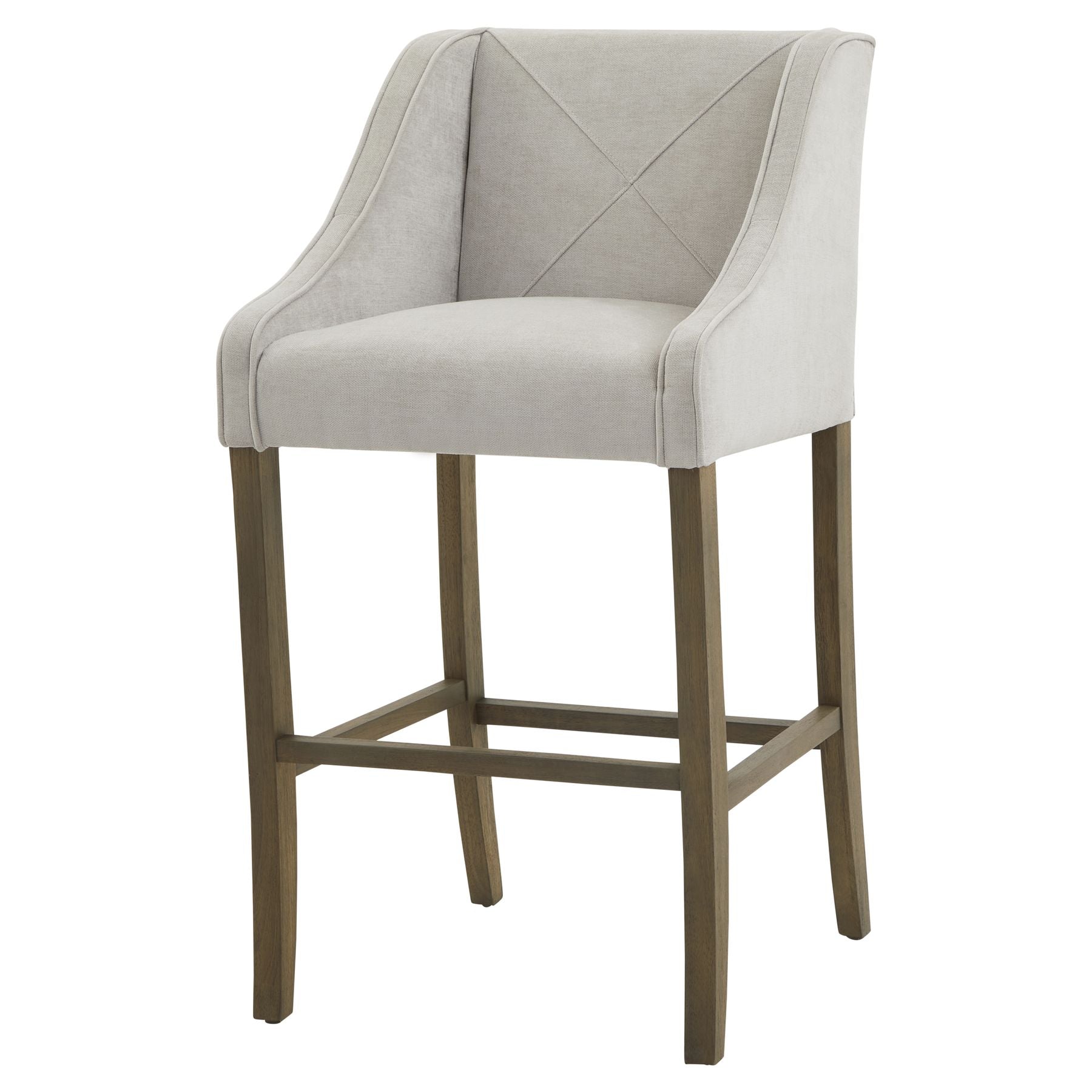 Epsom Grey Bar Stool - Luxe Home Comforts