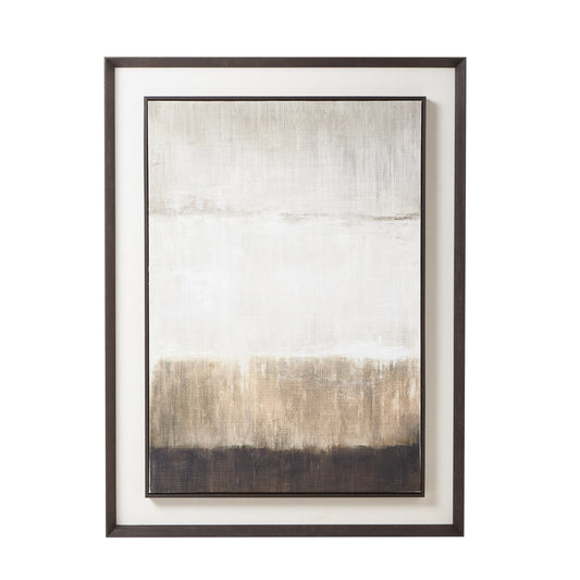 Extra Large Moderno Painting On Linen Mounted In Frame - Luxe Home Comforts