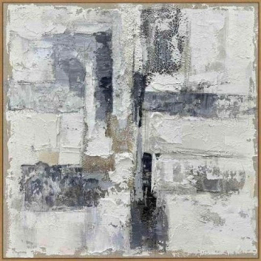 Fusion Hand Painted Canvas In Frame - Luxe Home Comforts