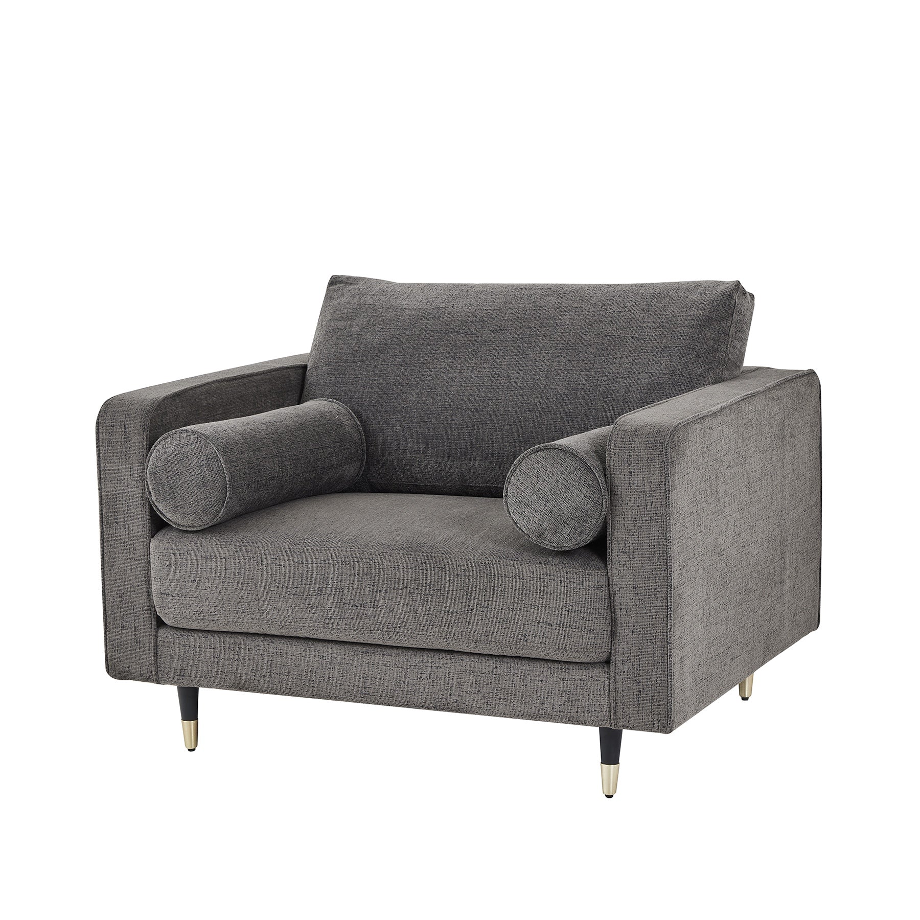Hampton Grey Large Arm Chair - Luxe Home Comforts