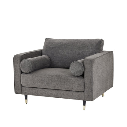 Hampton Grey Large Arm Chair - Luxe Home Comforts