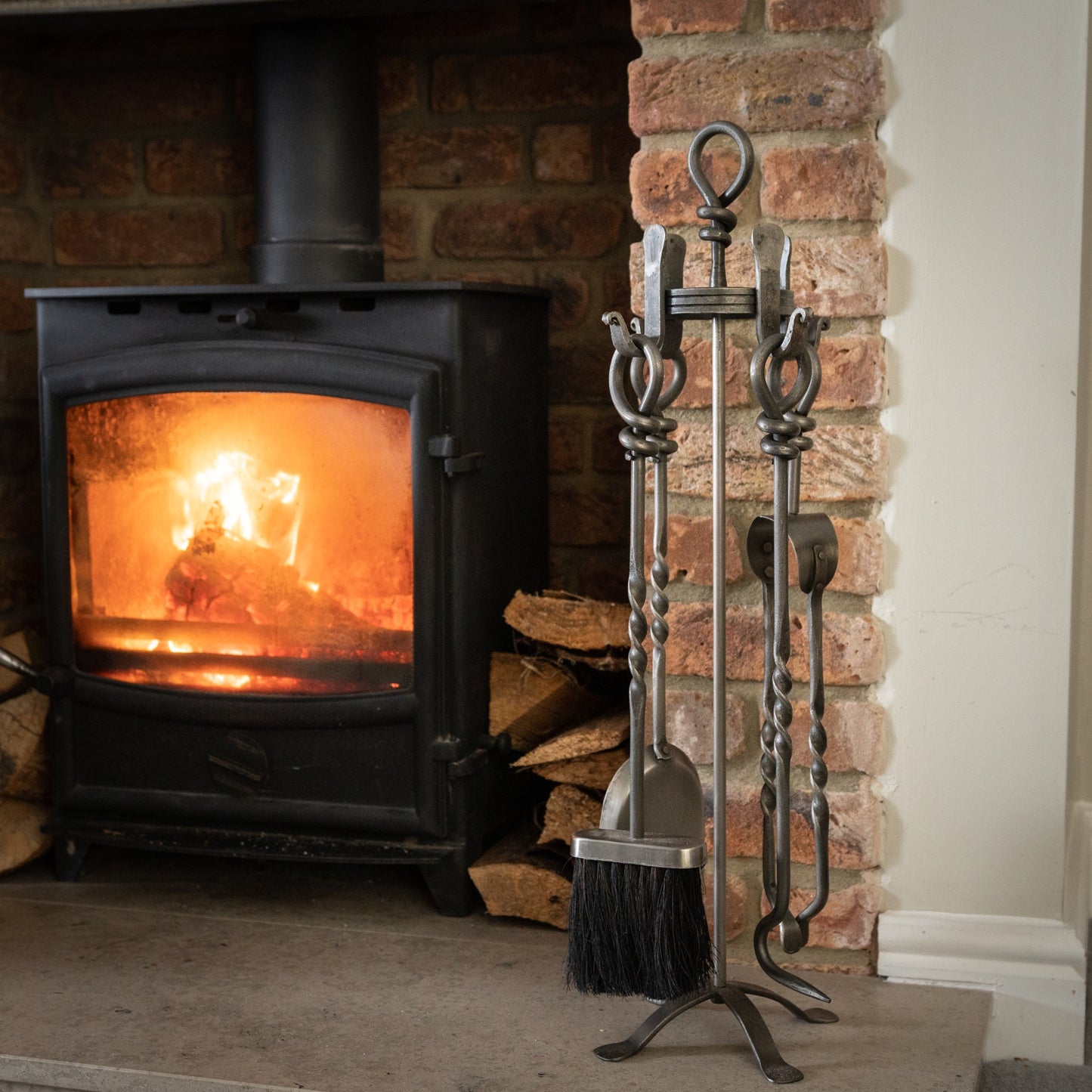 Hand Turned Loop Top Companion Set - Luxe Home Comforts