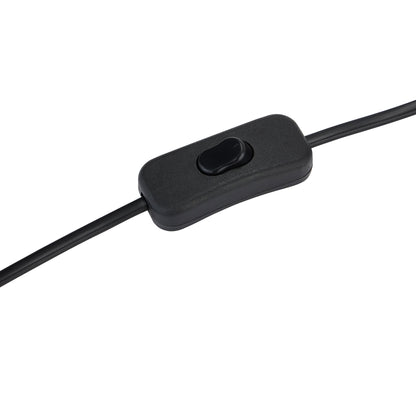 Ice Shadows Table Lamp With Navy Blue Lampshade - Luxe Home Comforts