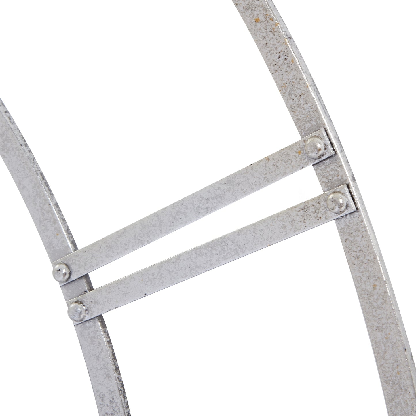 Large Silver Foil Skeleton Wall Clock - Luxe Home Comforts