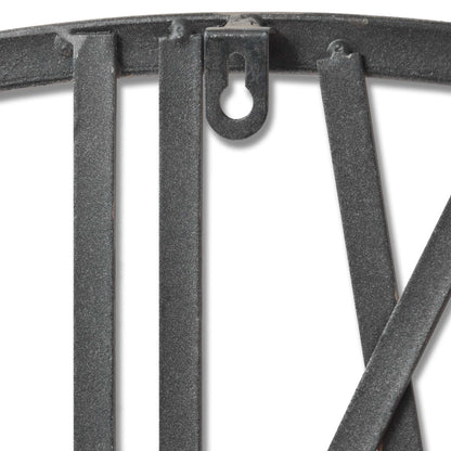 Large Silver Skeleton Wall Clock - Luxe Home Comforts