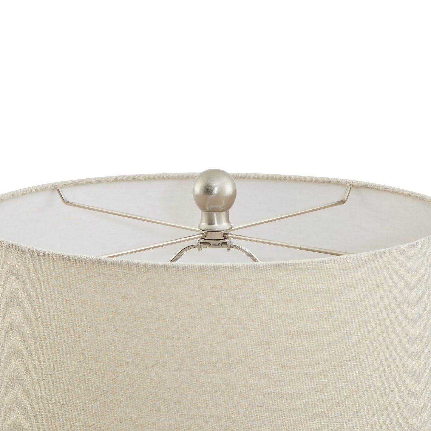 Lattice Ceramic Table Lamp With Linen Shade - Luxe Home Comforts